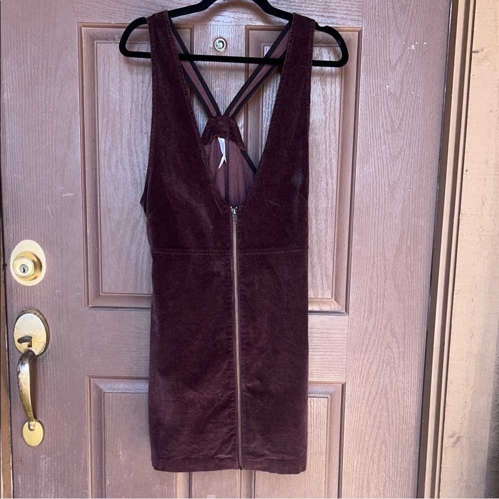 RVCA Burgundy Dress
